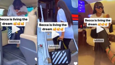 Becca Spotted In A Viral Video, Living Her Dreams As She Gets Out Of A Limo And Enters A Private Jet Which Was Waiting For Her