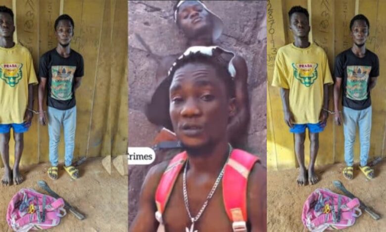 Ghana Police Arrest Two Men for Threatening stab and rob in viral video