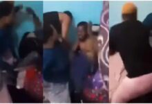 Man in hot water as all three ladies he is dating storms his house to beat him up