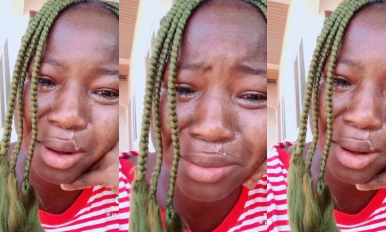 "If You Leave Me I Will Kill Myself Desmond" - Lady Bitterly Cries And Begs Ghanaians To Speak To Him On Her Behalf