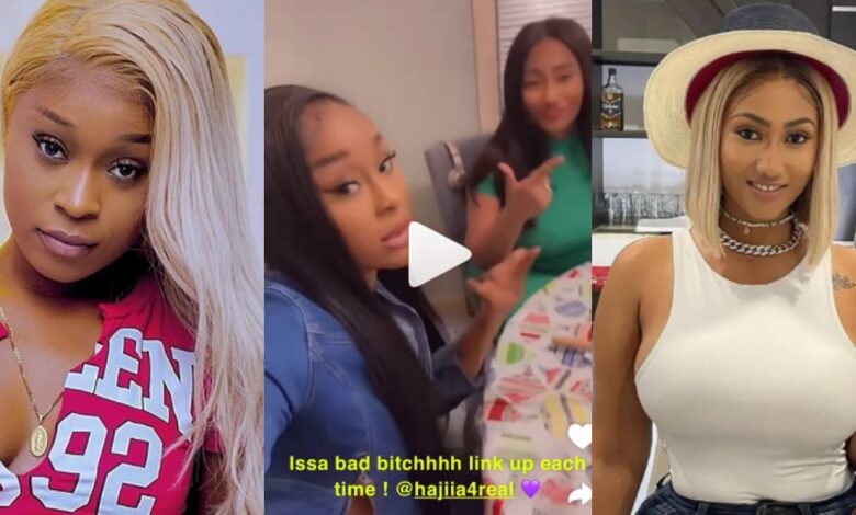 Efia Odo Visits Hajia4rеal In US As They Jam To Black Sherif's Song - Full Gist Here