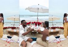 Kalybos And His Wife spotted Chilling On A Classy Beach For Their Honeymoon