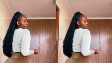 Lady with big backside trends online as she dances in her room (Watch video)