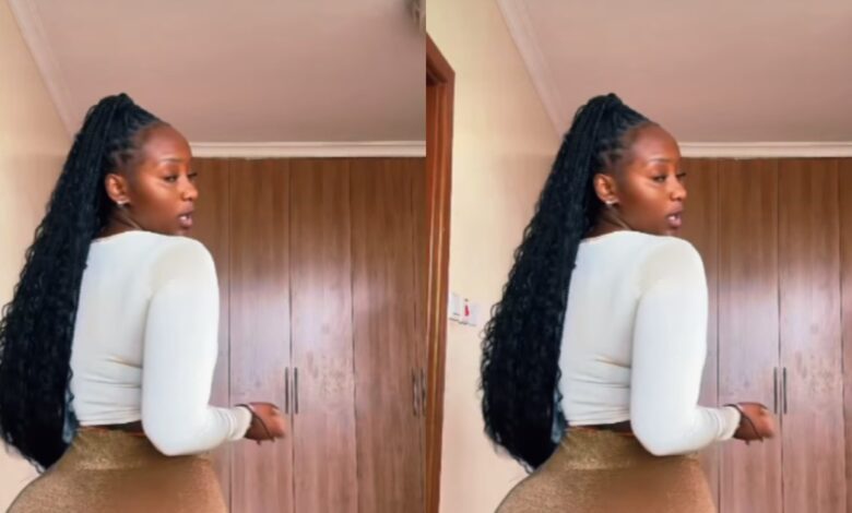 Lady with big backside trends online as she dances in her room (Watch video)