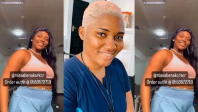 Abena Korkor storms the gym to twerk after her alleged bedroom video with a Roman Father leaks.