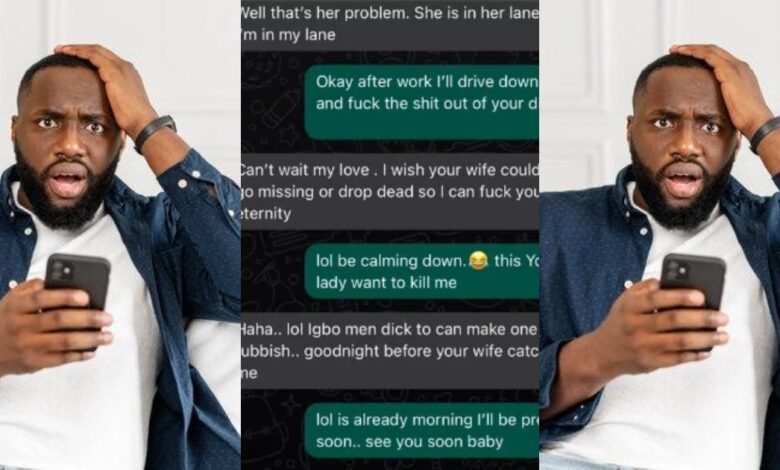 “I Wish Your Wife Goes Missing Or Dies” - Married Man Receives Uncomfortable Messages From Side Chick