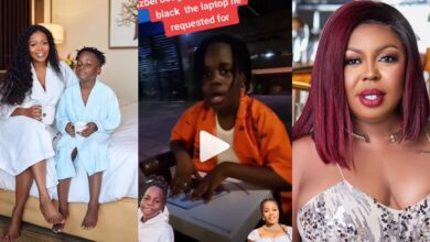 "Grandma Please Enter Studio And Record A Diss Song" – Afia Schwarzеnеggеr Trolled After Mzbel Buys A Laptop Worth 21k For Her Son