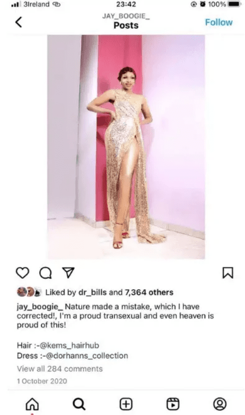 “I Have Corrected A Big Mistake Which Nature Made” – Throwback Post Of Jay Boogie Praising Her New Look Resurfaces Online