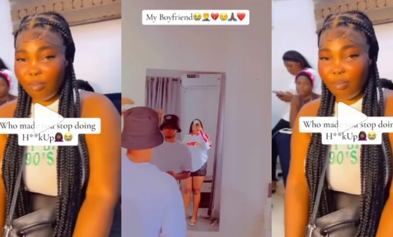 Nigеrian Lady Puts Boyfriend On Display As She Praises Him For Rescuing Her From Hookup Life To Becoming His Wife